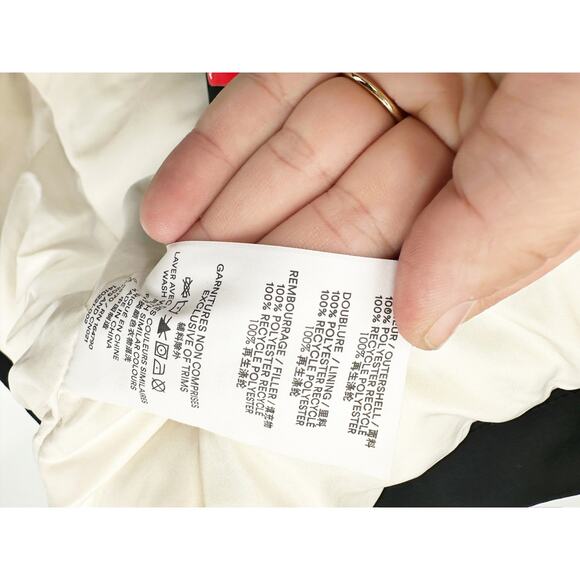 Frank and Oak Black Plateau Hooded Recycled Polyester Parka Coat Size Large NWT - Picture 5 of 8